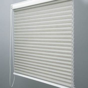 Бесшнуровой двойной плиссированный материал полиэстера рулонной шторы сота Windproof
