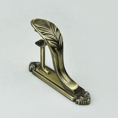 Оптовый роскошный кронштейн штанги занавеса алюминия 28/19mm металла аксессуаров штанги занавеса регулируемый двойной