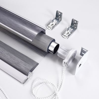 Стиль зебры двойного слоя шторок окна ночи дня умный с умным контролем