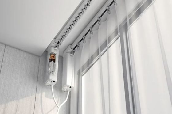 Semi занавес офиса слепоты задрапировывает вертикаль балкона Bathroom спальни ослепляет занавес тяги ткани